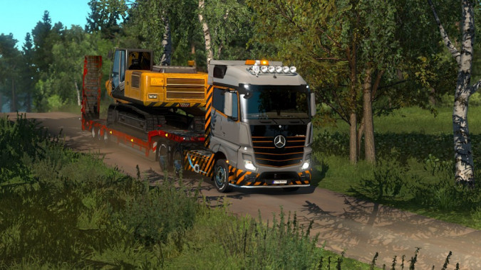 Открытый конвой от русскоязычного сообщества TruckersMP.ru в ETS2