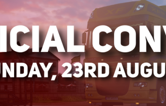 Официальный конвой от TruckersMP Воскресенье, 23 августа 2020 г !