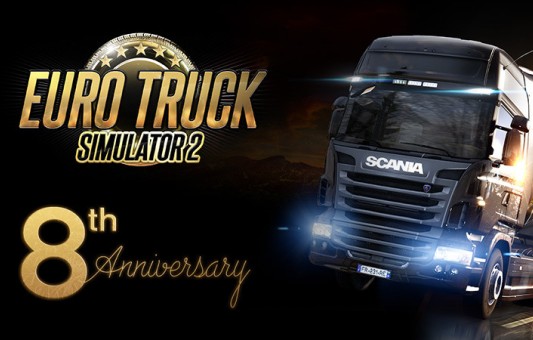 Euro Truck Simulator 2 отмечает сегодня свой 8-летний юбилей!