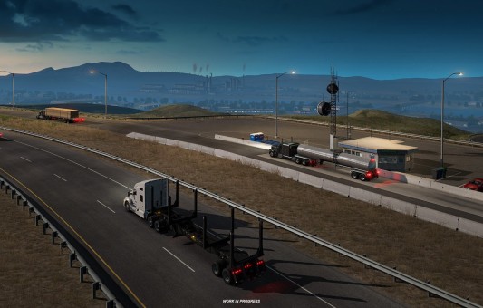 American Truck Simulator: Восход солнца над Айдахо!