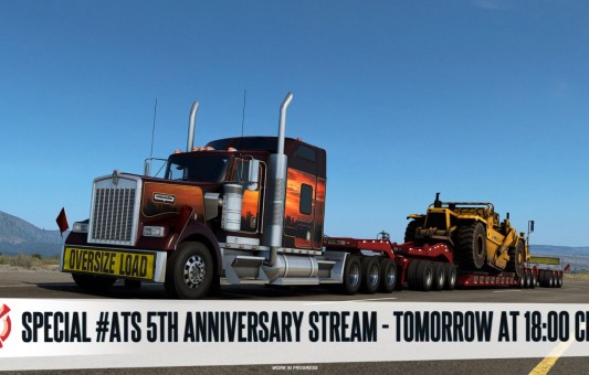 Стрим к пятилетию American Truck Simulator!