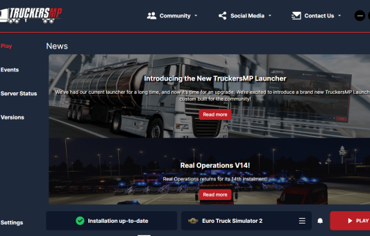 Новый лаунчер TruckersMP