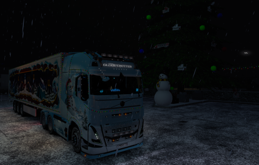 на volvo fh 6 с личным ивентовским прицепом