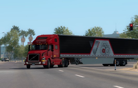 Начал новый профиль в American Truck Simulator