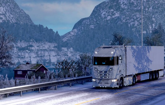 Snow Scania