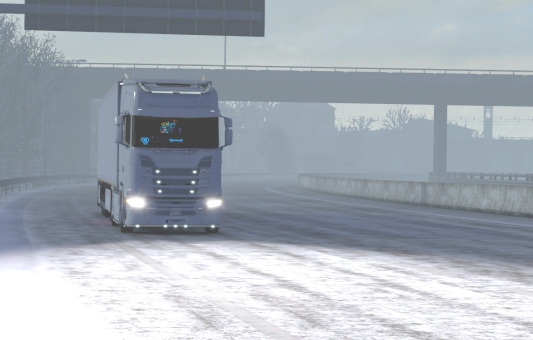 Snow Scania