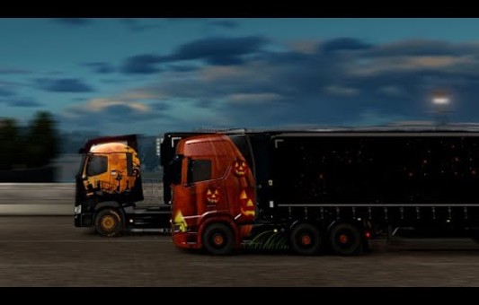 HALLOWEEN CONVOY  TruckersMP [Euro Truck Simulator 2]