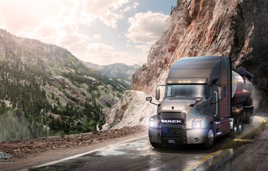 American Truck Simulator: Colorado - Million Dollar Highway Gameplay