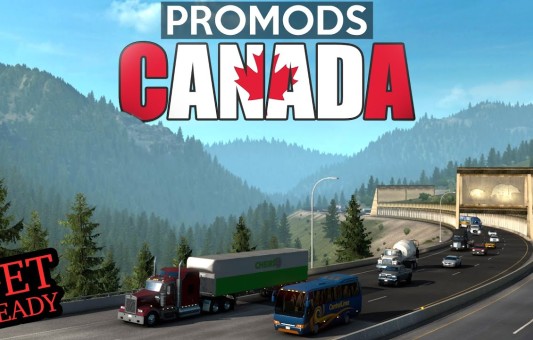 American Truck Simulator - Canada ProMods Map Mod (Fan Made Trailer)