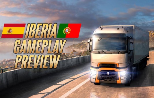 Euro Truck Simulator 2 - Геймплейное видео Iberia №2 (TrackIR)