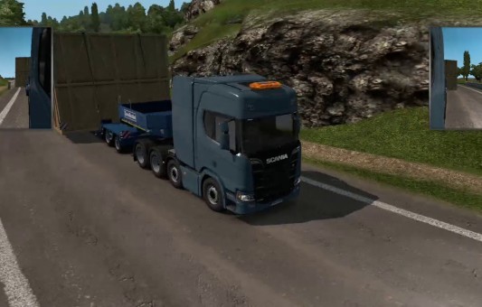 Euro Truck Simulator 2 Кошмар с левосторонним движением.
