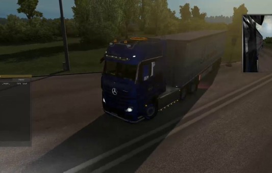 Euro Truck Simulator 2 Катаюсь в ProMods, Балканский полуостров. Очень острые виражи.