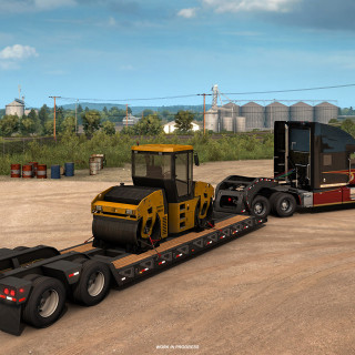American Truck Simulator: Низкорамные полуприцепы (Негабариты)