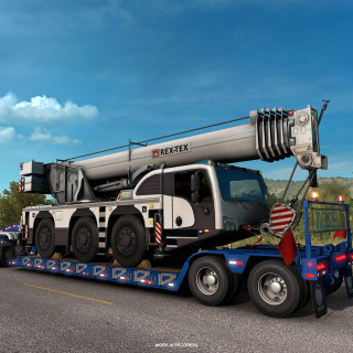 American Truck Simulator: Lowboy Trailers