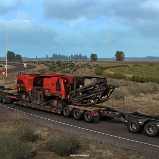 American Truck Simulator: Lowboy Trailers