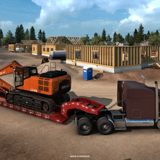 American Truck Simulator: Lowboy Trailers