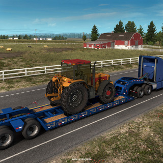 American Truck Simulator: Lowboy Trailers