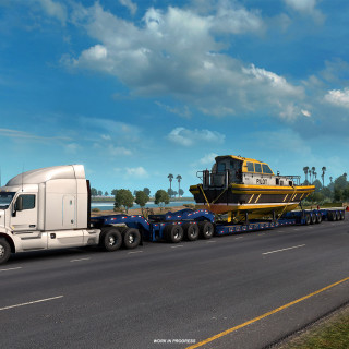 American Truck Simulator: Lowboy Trailers