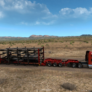 American Truck Simulator: Низкорамные полуприцепы (Негабариты)