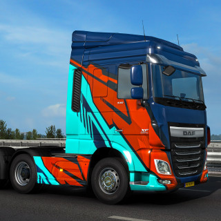 ETS2: Super Stripes Paint Jobs Pack