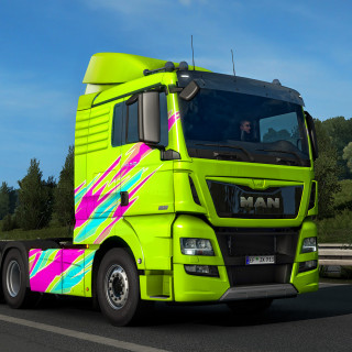 ETS2: Super Stripes Paint Jobs Pack