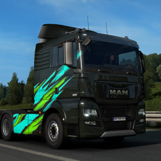 ETS2: Super Stripes Paint Jobs Pack