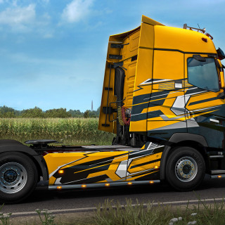 ETS2: Super Stripes Paint Jobs Pack