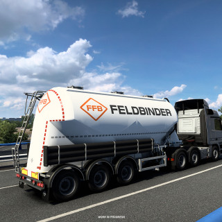SCS software сотрудничает с Feldbinder Spezialfahrzeugwerk GmbH, чтобы добавить их прицепы в Euro Truck Simulator 2!