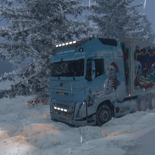 на volvo fh 6 с личным ивентовским прицепом