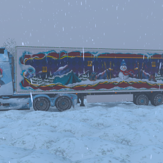 на volvo fh 6 с личным ивентовским прицепом