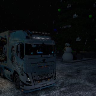 на volvo fh 6 с личным ивентовским прицепом