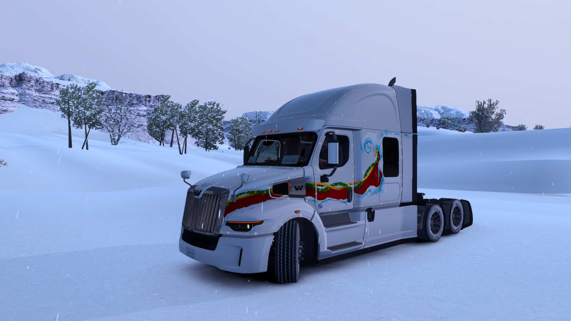 Christmas Winterland краска | TruckersMP.Ru